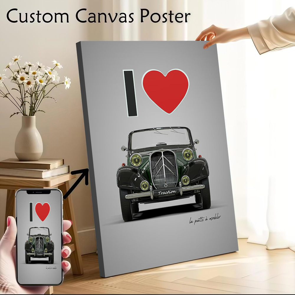 Gaming Accessories For Gaming Room - I Love Traction Printed Canvas Poster