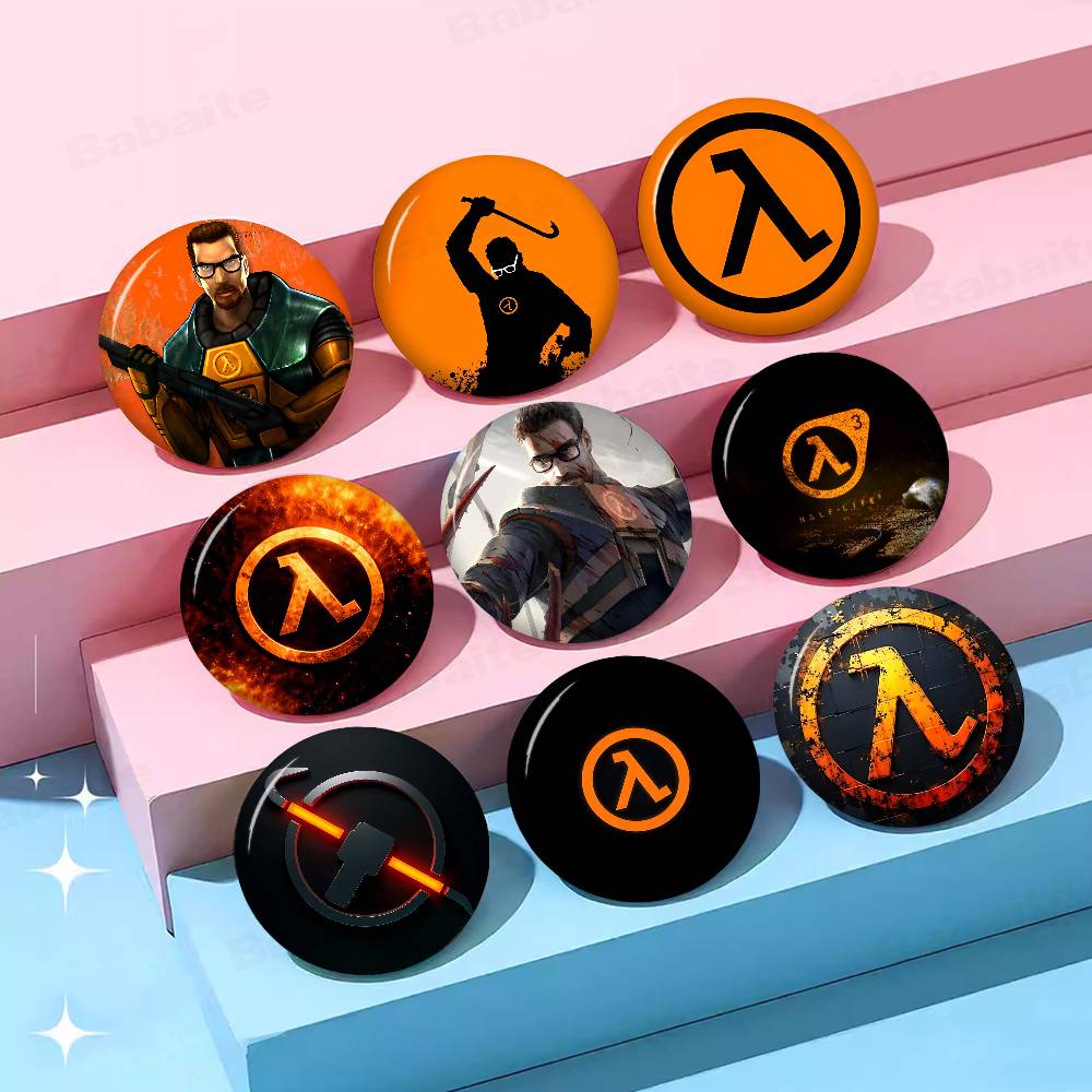 Gaming Accessories Logo - Large Gaming Half-Life Logo 58mm Handmade