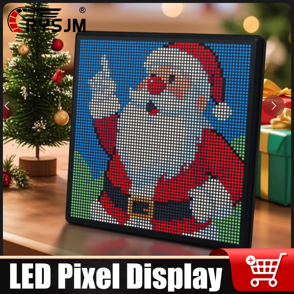 Gaming Accessories For Bedroom - RGB LED Pixel Display Panel Lamp