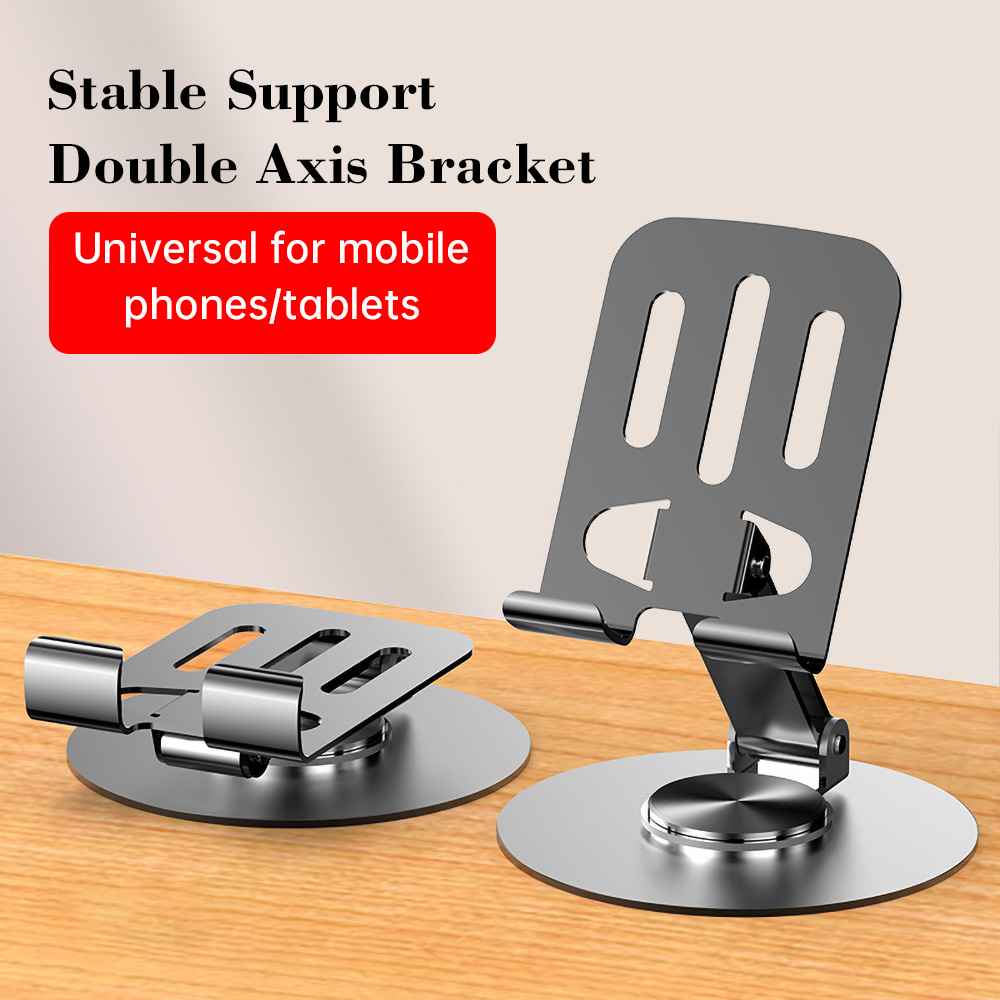 Gaming Office Accessories - 360°Rotating Tablet Phone Stand Height&Angle Adjustable