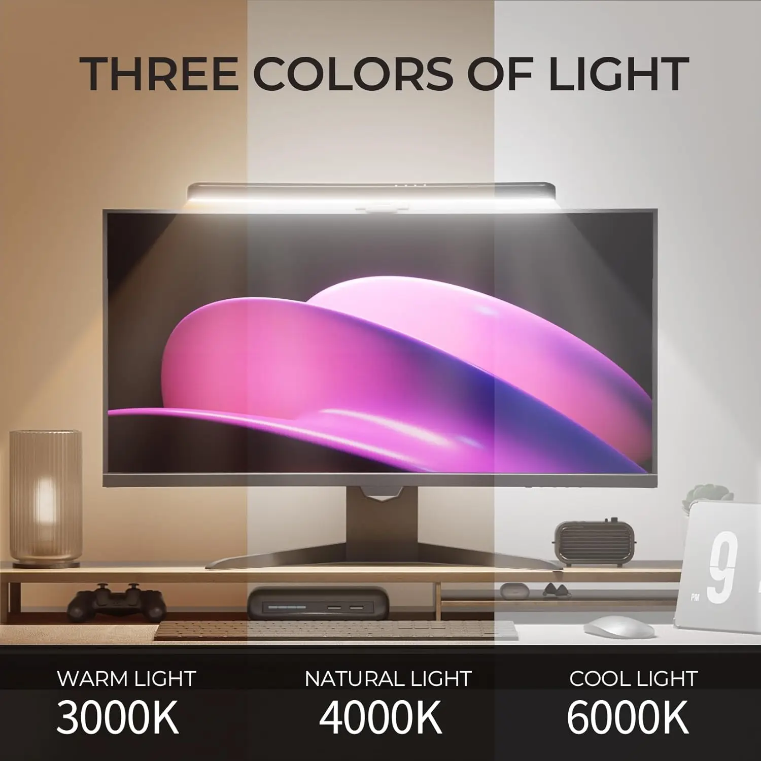Monitor Light Bar Curved with  - đánh giá và giá Gaming Accessories For Bedroom