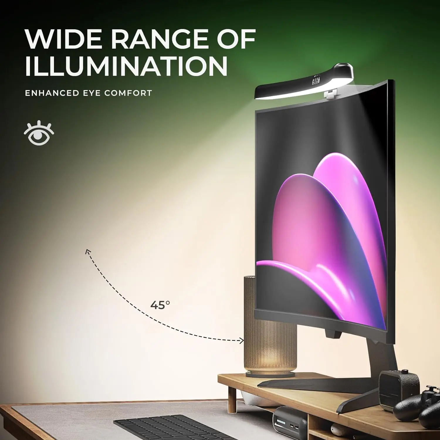 Monitor Light Bar Curved with  - đánh giá và giá Gaming Accessories For Bedroom