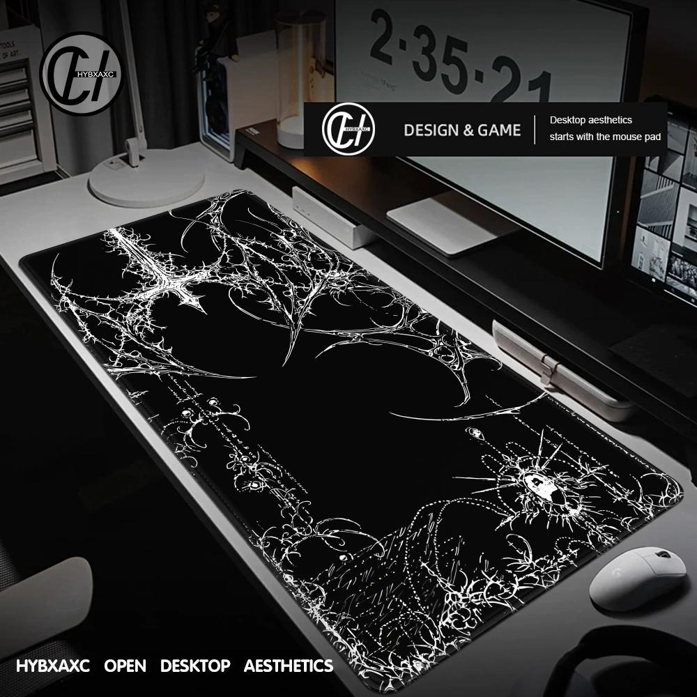 Black White Cybersigilism Desk - đánh giá và giá Gaming Accessories White