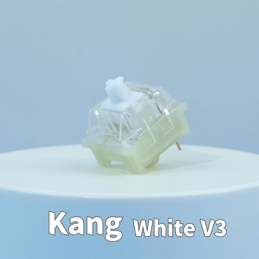 KTT Kang White V3 Switches Mec - đánh giá và giá Gaming Accessories White