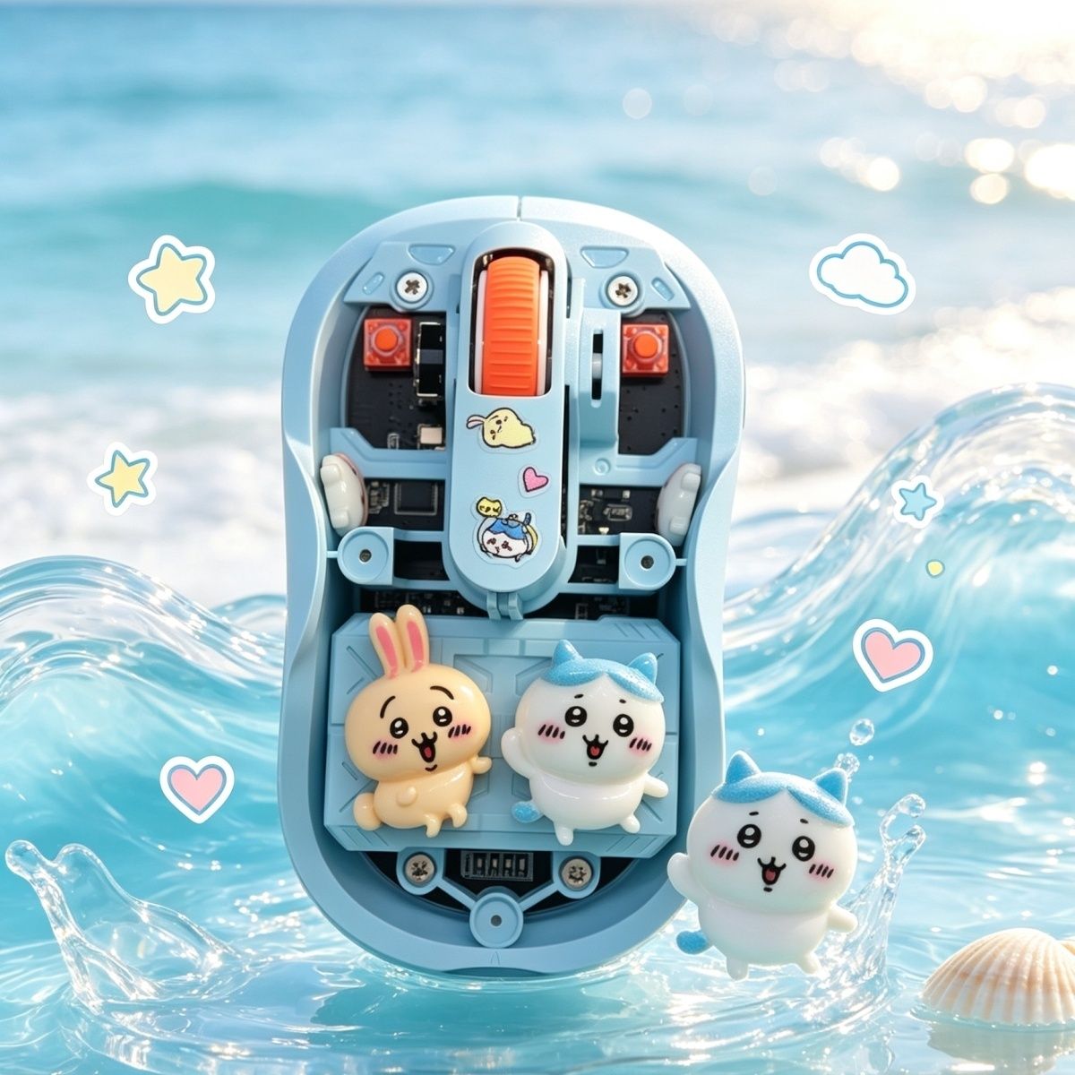 DIY Assemble Chiikawa Usagi Ha - đánh giá và giá Gaming Accessories Kawaii