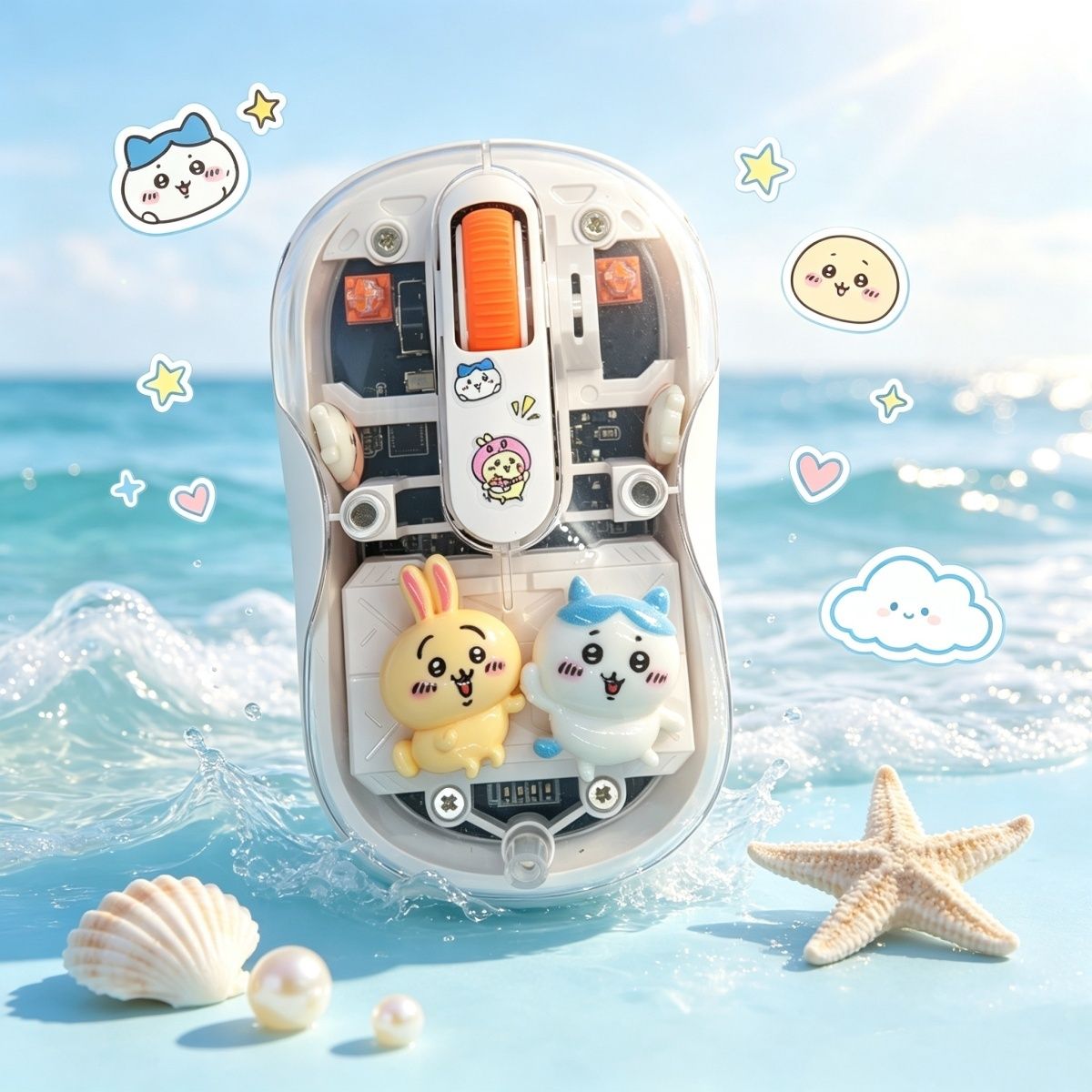 DIY Assemble Chiikawa Usagi Ha - đánh giá và giá Gaming Accessories Kawaii