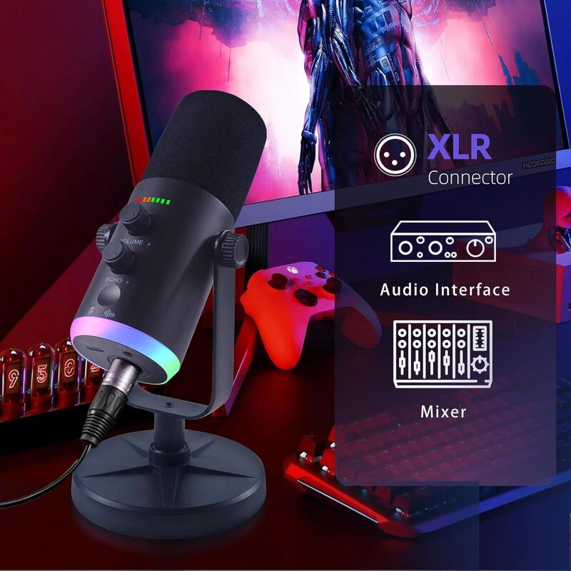 USB/XLR Dual-Mode Dynamic Gami - đánh giá và giá Gaming Accessories Ps5