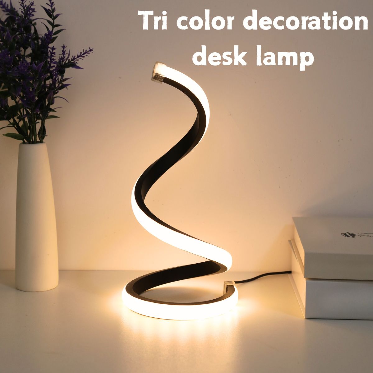 LED spiral desk lamp modern th - đánh giá và giá Gaming Accessories For Bedroom