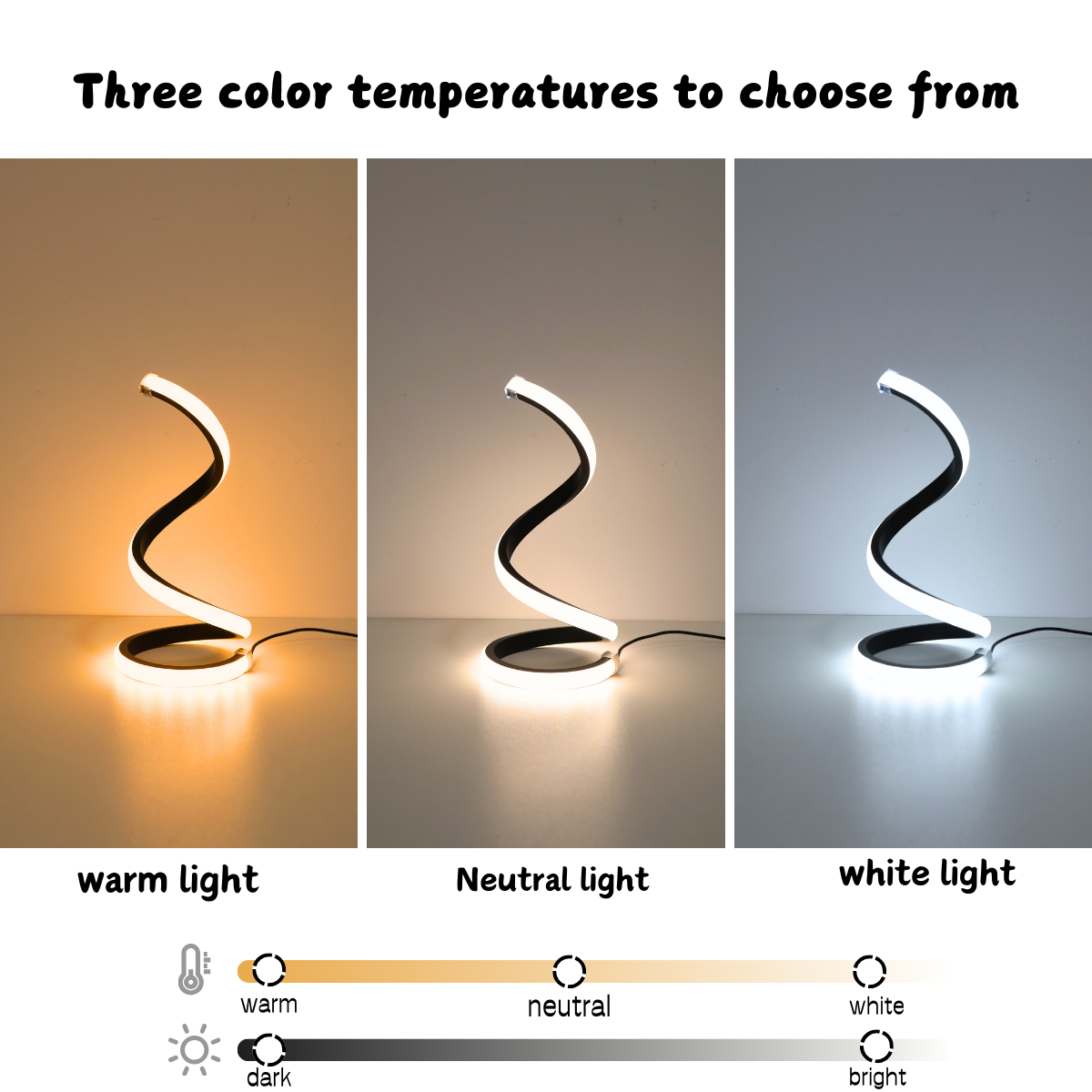 LED spiral desk lamp modern th - đánh giá và giá Gaming Accessories For Bedroom
