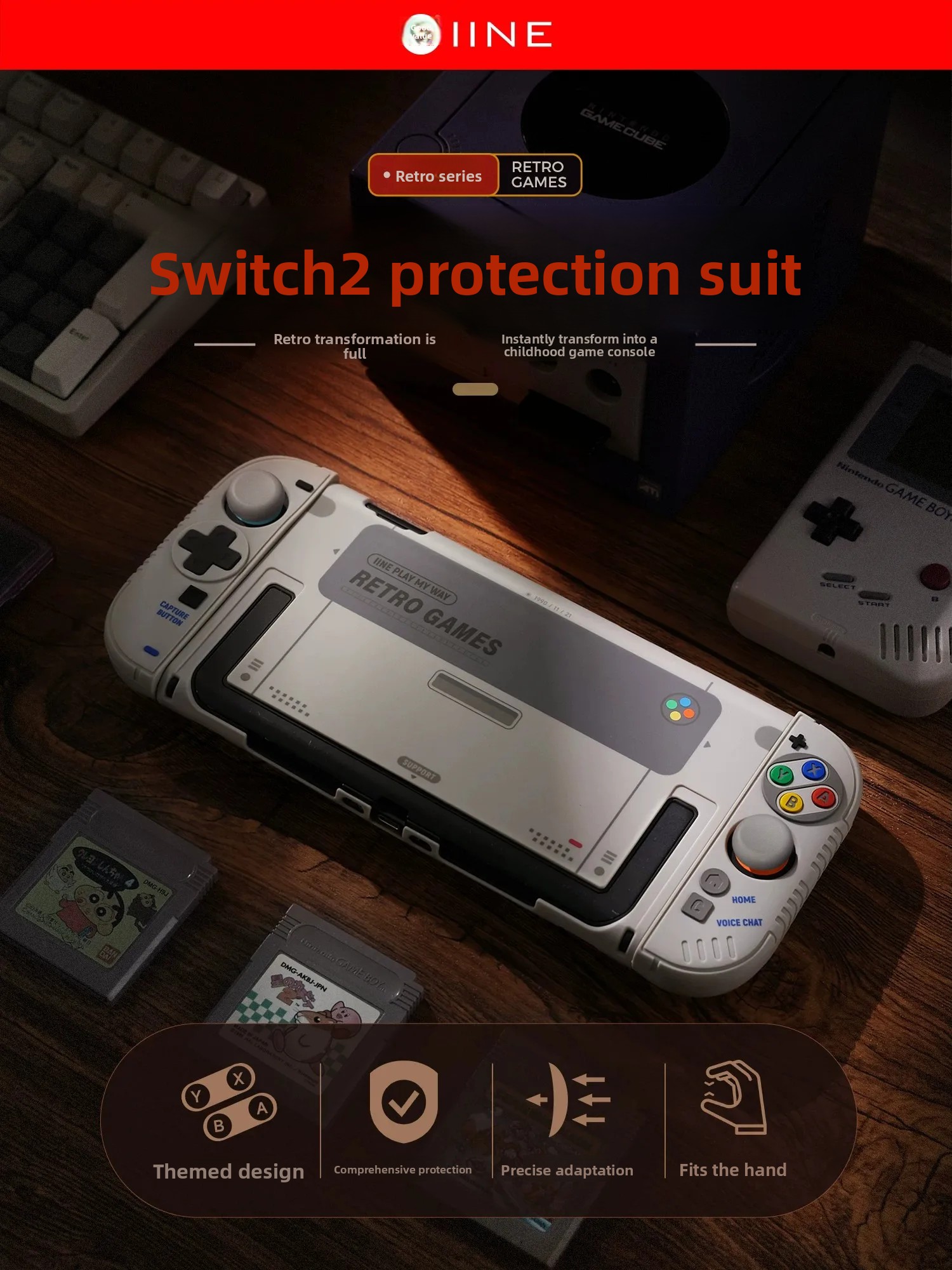 IINE Protective Suits Hard She - đánh giá và giá Gaming Accessories Nintendo