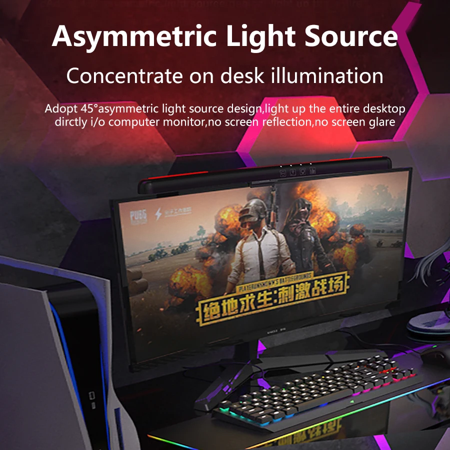 USB Stepless Dimming Screen Ha - đánh giá và giá Gaming Accessories For Bedroom