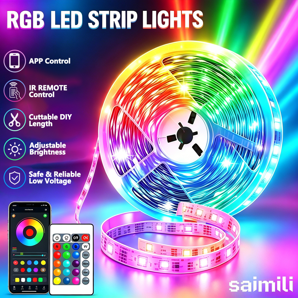 USB RGB LED Strip SMD3535 With - đánh giá và giá Gaming Accessories For Bedroom