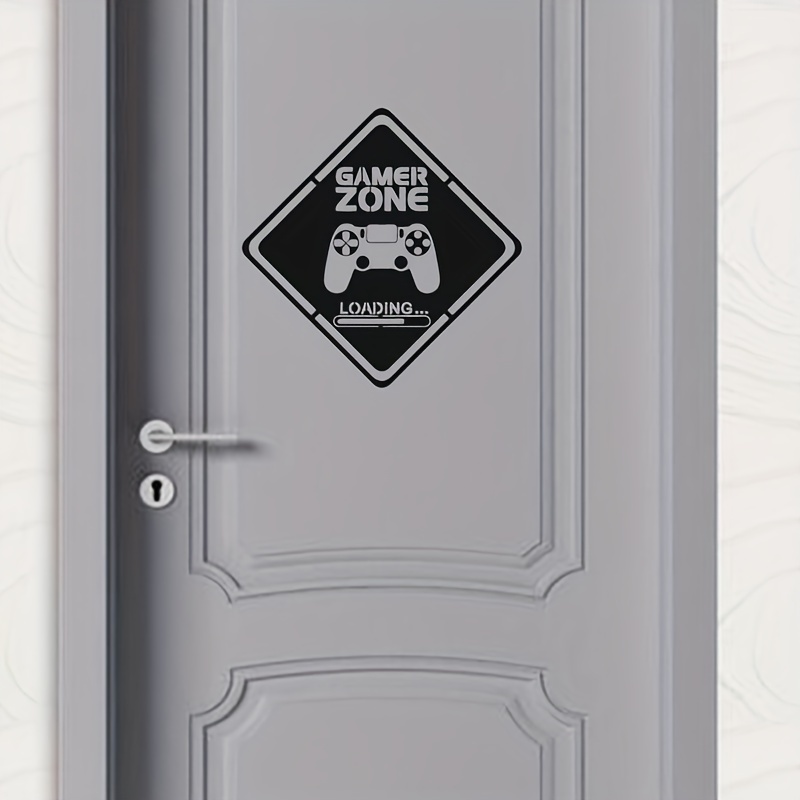 1pc Gamer Zone Door Decal Wall - đánh giá và giá Gaming Accessories For Bedroom