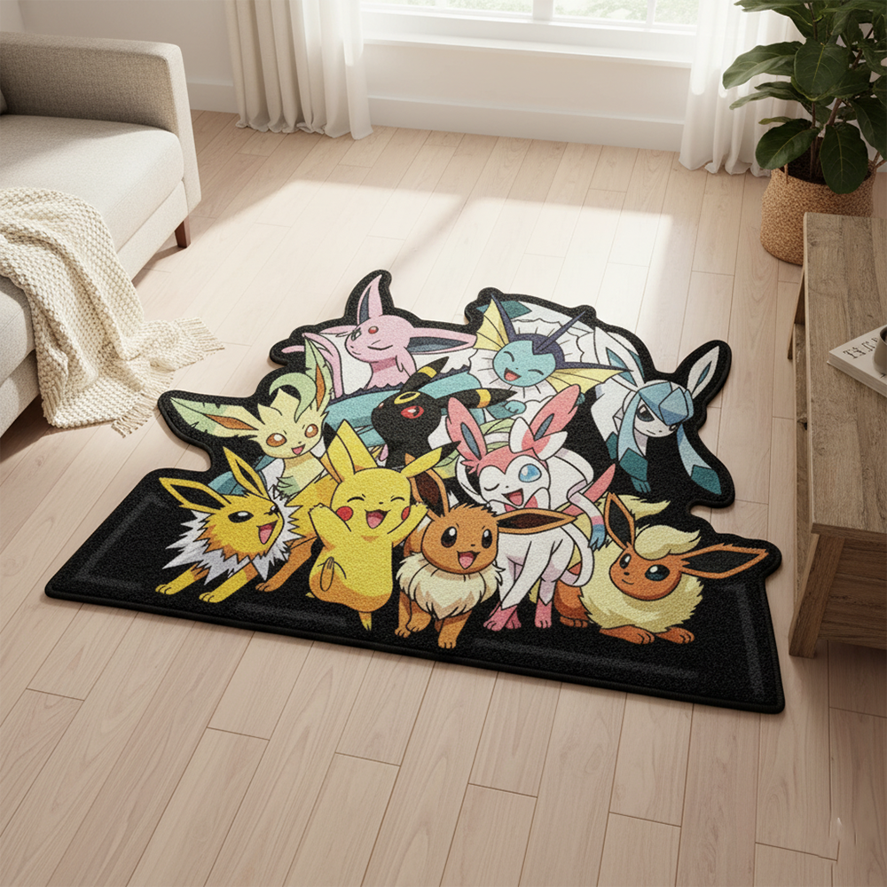 Cartoon Pokemon Mat Eevee Evol - đánh giá và giá Gaming Accessories Kawaii