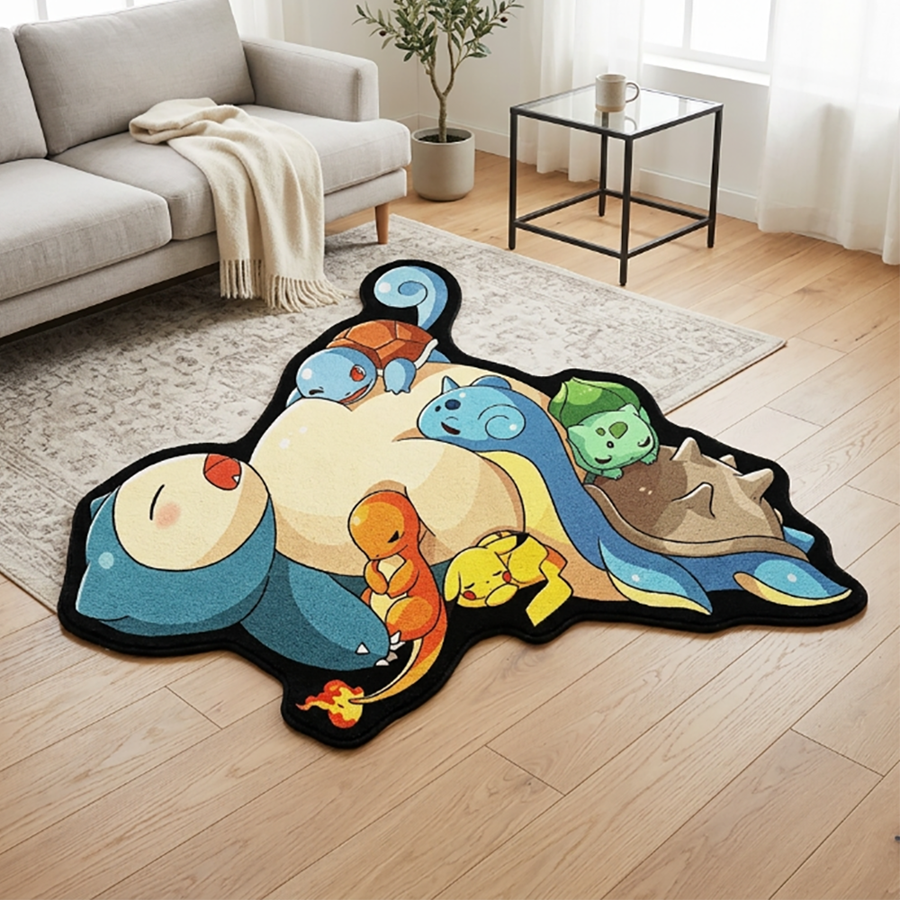 Cute Pokemon Floor Mat Snorlax - đánh giá và giá Gaming Accessories For Bedroom