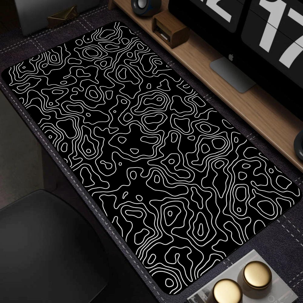 Large Black and White Art Mous - đánh giá và giá Gaming Accessories White